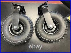 10 Pneumatic Swivel casters heavy duty 1200LBS Rated SET OF 2