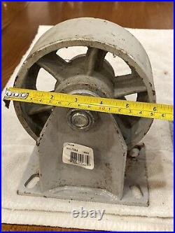 2 HEAVY DUTY Fairbanks Co Casters 6 DIAM x 2.5 Wide Wheel Fixed 35-6-IRB 18992