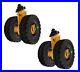 (2 Pack) 21.3 Shipping Container Rugged Caster Dual Wheel 4000lbs WLL/Unit