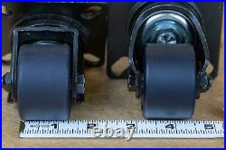 4 2 Trio Pines Heavy Duty Leveling Casters Nylon Wheels 700 lb Ball Bearings