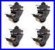 4 Pack 8 ISO Shipping Container Double Caster Wheels with Brakes 11000 lbs WLL