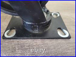 4 RWM USA Swivel Plate 6.5 x 3.5 Caster Wheel Heavy Duty 6 diameter 2 wide 1