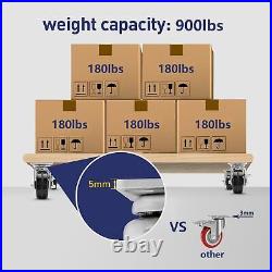 4X 2 Heavy Duty Casters Phenolic Caster with Capacity up to 900-3600 LB