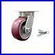 5 Inch Kingpinless Poly on Aluminum Wheel Swivel Caster with Swivel Lock SCC