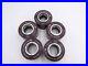 5 Pack Superior Tire & Rubber Caster Wheel Assembly Roller SP0956 Cushothane