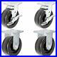 6 Heavy Duty Toolbox Caster Set with Phenolic Wheels 1200 Lbs Capacity per Ca