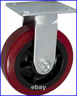 6 X 2 Heavy Duty Caster Set of 4-2 Swivel Casters and 2 Rigid Casters 3600 l