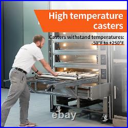 6X 2 Heavy Duty Casters Phenolic Caster with Capacity up to 1200-4800 LB