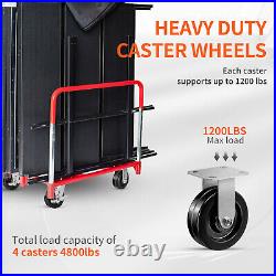 6X 2 Heavy Duty Casters Phenolic Caster with Capacity up to 1200-4800 LB