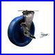 8 Inch 316SS Solid Poly Caster with Roller Bearing and Brake/Swivel Lock SCC