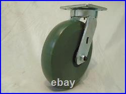 8 x 2 Swivel Caster Kingpinless with Elastomer Wheel & Rigid 2000lb ea Tool Box