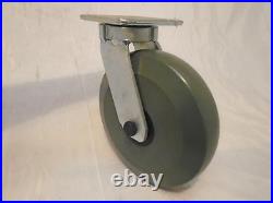 8 x 2 Swivel Caster Kingpinless with Elastomer Wheel & Rigid 2000lb ea Tool Box