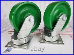 ALBION X-TREME Swivel Plate Casters 6 X 2 Non-Marking Polyurethane 05Xi06201s