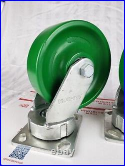 ALBION X-TREME Swivel Plate Casters 6 X 2 Non-Marking Polyurethane 05Xi06201s