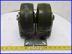 Albion 0264 2-Wheel Dual Double Wheel Rigid Caster 2-1/2x6 Polyurethane