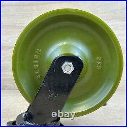 Albion Heavy Duty 8X 2 Green Solid Polyurethane Swivel Caster 9-1/2 Overall