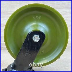 Albion Heavy Duty 8X 2 Green Solid Polyurethane Swivel Caster 9-1/2 Overall