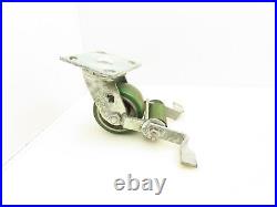 Albion PD0420019 Locking Swivel Caster 4 Wheel 2Wide Polyurethane Set of 4