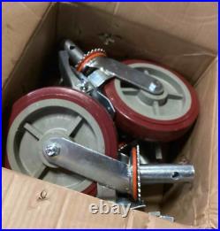 Bestequip Scaffolding Wheels Set of 4, 8 Scaffolding Casters Heavy Duty, 3200