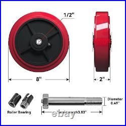 Caster Wheels, Polyurethane on Polyolefin core Wheel 600-4400lbs