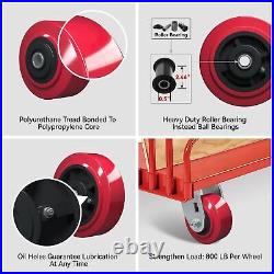 Caster Wheels, Polyurethane on Polyolefin core Wheel 600-4400lbs