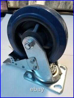 Caster/wheels 6 X 2 Non-Marking Polyurethane Swivel Caster, WithBrakes 750lbs