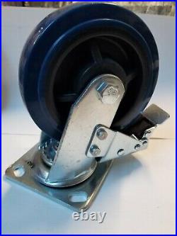 Caster/wheels 6 X 2 Non-Marking Polyurethane Swivel Caster, WithBrakes 750lbs