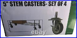 Focus Foodservice FSCAST5 Set of 4 5 Casters With Brakes