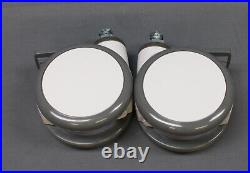 GE 125mm 5 Casters Lot Of 2 (R2)