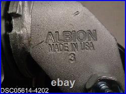 QTY=9 Albion 3 Swivel Caster 4-1/8 OAH 3 WOD 2 WW Plate 4 x 4-1/2