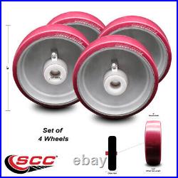 SCC-6 Poly Wheel-Replacement for Cheney Vertical Platform Lift Roller -Set of 4