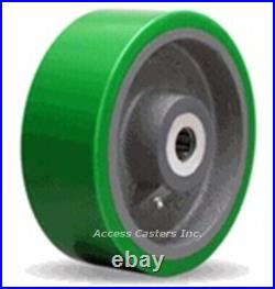 W-830-D-1 8 x 3 Duralast Polyurethane on Cast Iron Wheel, 2500 lbs Capacity